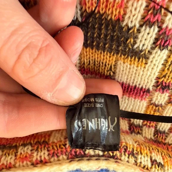 Highness Patterned Open Front Cardigan OSFA 100% Acrylic NWT - Picture 6 of 8